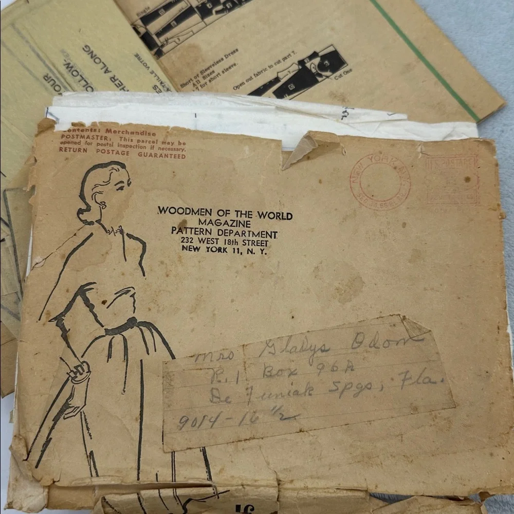 Vintage Marian Martin Mail-Order Sewing Patterns #9310 & #9014/1950’s - Picture 6 of 6